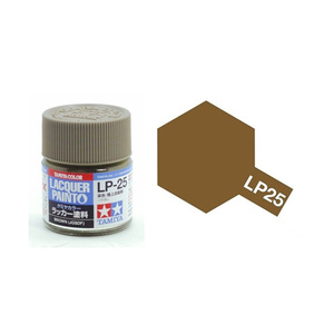 Tamiya  82125 LP-25 Brown (JGSDF) 10ml Flat Bottle Lacquer Paint