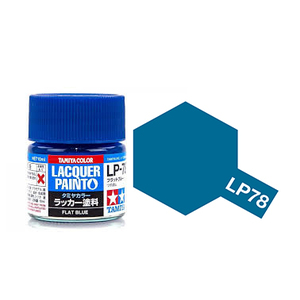 Tamiya LP-78 Flat Blue 10ml Bottle Lacquer Paint  82178