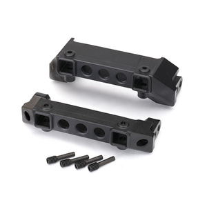 TRAXXAS 8237 Bumper mounts, front & rear/ screw pins (4)