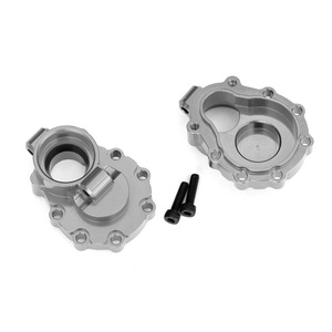 TRAXXAS 8253A Portal housings, inner (rear), 6061-T6 aluminum (charcoal gray-anodized) (2)