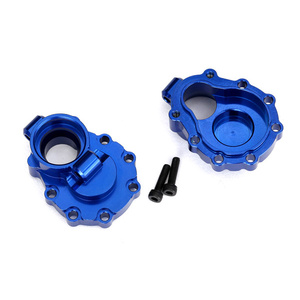 TRAXXAS 8253X Portal housings, inner (rear), 6061-T6 aluminum (blue-anodized) (2)