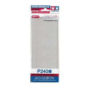 Tamiya  87096 Finishing Abrasive P240 Grit (3pk)