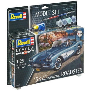 Revell 67037 58 Corvette Roadster 1:25 Scale Model Kit