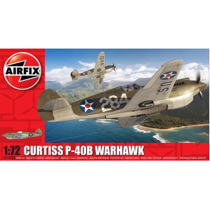 Airfix A01003B Curtiss P-40B Warhawk 1/72 Scale Model Plane Kit