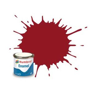 Humbrol 200 Crimson Gloss - 14ml Enamel Paint  AA0223