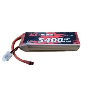 Ace Power 14.8v Lipo Battery 4S 5400mah 60C Deans T Connector