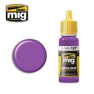 Ammo A.MIG-0127 Purple Acrylic Paint Colour 17mL