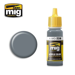 Ammo A.MIG-0228 FS-35164 Intermediate Blue (ANA 608) Acrylic Paint Colour 17mL