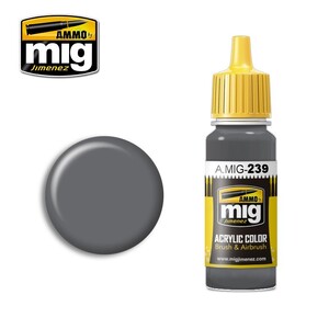 Ammo A.MIG-0239 FS-36122 Neutral Grey Acrylic Paint Colour 17mL