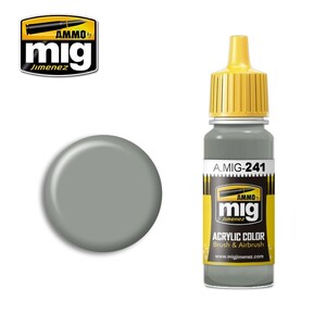 Ammo A.MIG-0241 FS-36440 Light Gull Grey Acrylic Paint Colour 17mL
