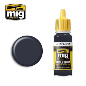 Ammo A.MIG-0908 Grey Base Acrylic Paint Colour 17mL