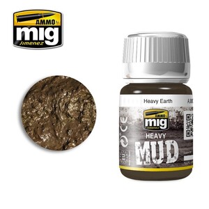 Ammo A.MIG-1704 Heavy Earth Mud Texture Paint 35ml