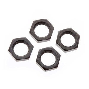 Arrma AR310449 Aluminium Wheel Nuts 17mm Black, 4pcs