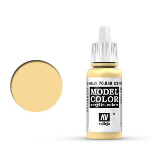 Vallejo Model Color 70.858 Ice Yellow acrylic Paint 17ml