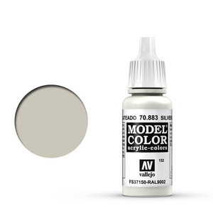 Vallejo Model Color 70.883 Silver Grey acrylic Paint 17ml