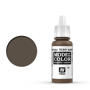 Vallejo Model Color 70.941 Burnt Umber acrylic Paint 17ml