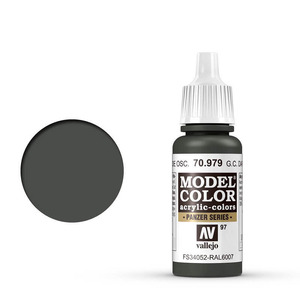 Vallejo Model Color 70.979 German Camouflage Dark Green acrylic Paint 17ml