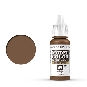 Vallejo Model Color 70.983 Flat Earth acrylic Paint 17ml