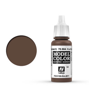 Vallejo Model Color 70.984 Flat Brown acrylic Paint 17ml