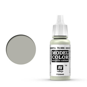 Vallejo Model Color 70.986 Deck Tan acrylic Paint 17ml