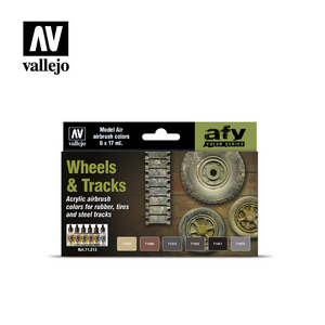 Vallejo 71.213 Wheels & Tracks Model Air Set
