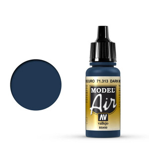 Vallejo Model Air 71.313 Dark Mediterranean Blue Airbrush Paint