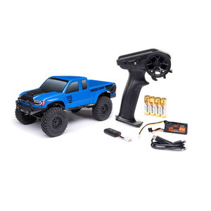 1/24 SCX24 Base Camp 4X4 RTR Brushed Rock Crawler Battery & Charger Included, Blue