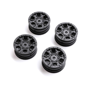 Axial AXI40006 1.0 Ford Bronco Wheels, Black 4pcs: SCX24