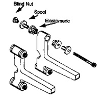 Dubro 682 Motor Mount 0.45 To 0.8 4-Stroke