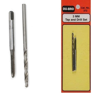 Dubro 372 3mm Tap and Drill Set