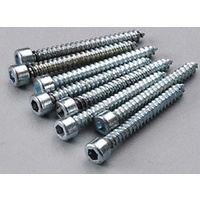 Dubro 384 4 x 1" Cap Head Sheet Metal Screws, 8pcs