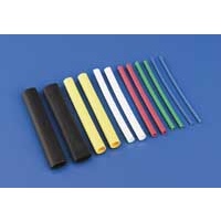 Dubro 438 3/16" White Heat Shrink Tubing, 3pcs