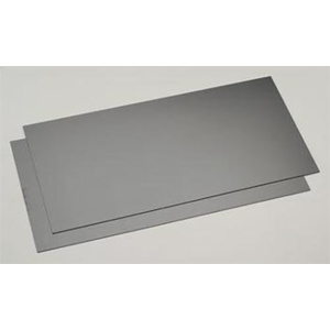 Evergreen 9514 Plastic Styrene Black Sheet .030" x 6" x 12" (152mm x 305mm) (0.75mm)Qty 2