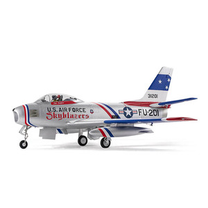 FMS F-86 Sabre 'Sky Blazers' 80mm EDF RC Jet, Blue Silver