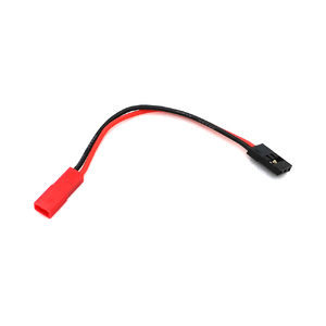 Red JST Male to JR Female Battery Adaptor