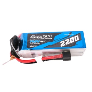 Gens Ace 14.8V 2200mAh 4S 45C G-Tech Smart LiPo Battery: EC3/ Deans/ XT60