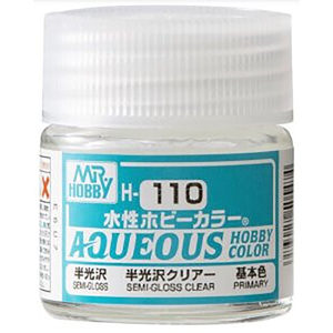 Mr Hobby H110 Aqueous Semi Gloss Clear Acrylic