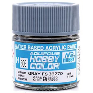 Mr Hobby H306 Aqueous Semi Gloss Grey FS36270 Acrylic Paint