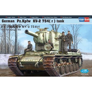 HobbyBoss 84819 German Pz.Kpfw KV-2 754(r) Tank 1:48  Scale Model