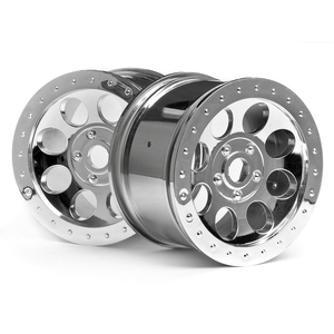 HPI 3187 MAG-8 Wheels Chrome 17mm Hex 83x56mm, 2pcs