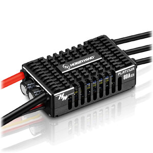 Hobbywing 30203201 Platinum 80A ESC V5 3-8s, 8A BEC