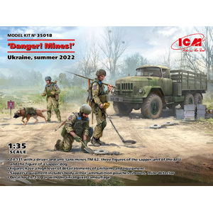 ICM 35018 ?Danger! Mines!? Ukraine, summer 2022 1/35 Scale Plastic Model Kit