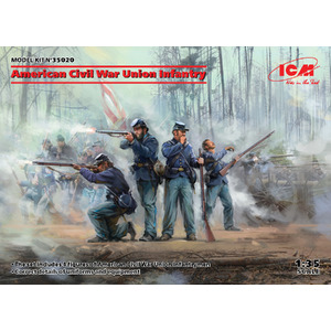 ICM 35020 Union Infantry figures 1:35 Scale