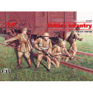 ICM 35301 British Infantry 1917-1918 1:35 Scale