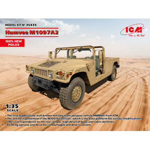 ICM 35435 Humvee M1097A2 1:35 Scale Plastic Model Kit