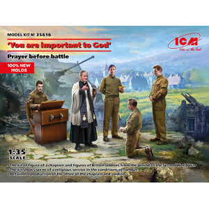 ICM 35616 ‘You are important to God’ Prayer Before Battle 1:35 Scale Plastic Model Kit