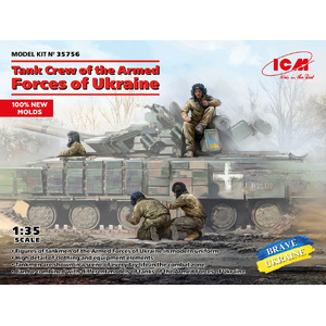 ICM 35756 Tank Crew of the Armed Forces of Ukraine 1:35 Scale Plastic Model Kit