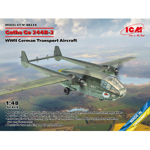 ICM 48224 Gotha Go 244B-2 WWII German Transport Aircraft 1/48 Scale Plastic Model Kit