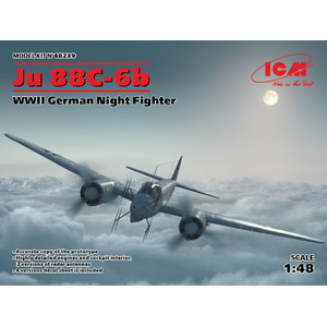 ICM 48239 Ju 88C-6b WWII German Night Fighter 1/48 Scale Plastic Model Kit