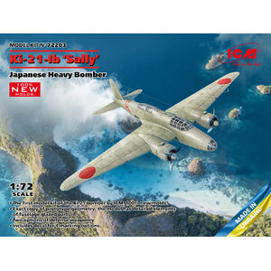 ICM 72203 Ki-21-Ib ‘Sally’ Japanese Heavy Bomber 1:72 Scale Plastic Model Kit